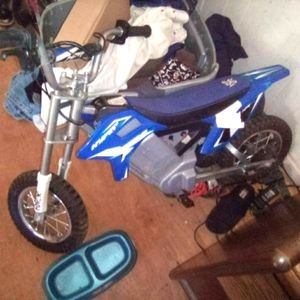 A electric hyper dirt bike